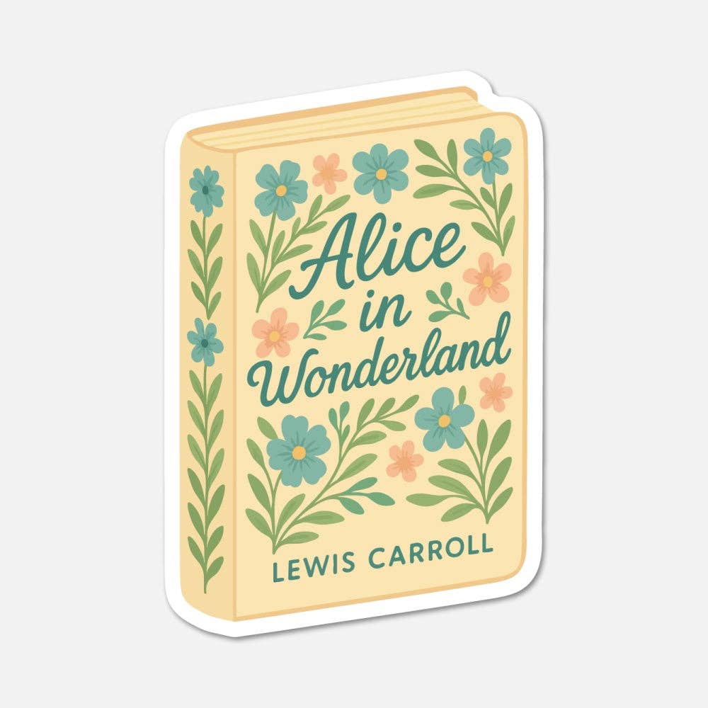 Alice in Wonderland by Lewis Carroll - Book Sticker