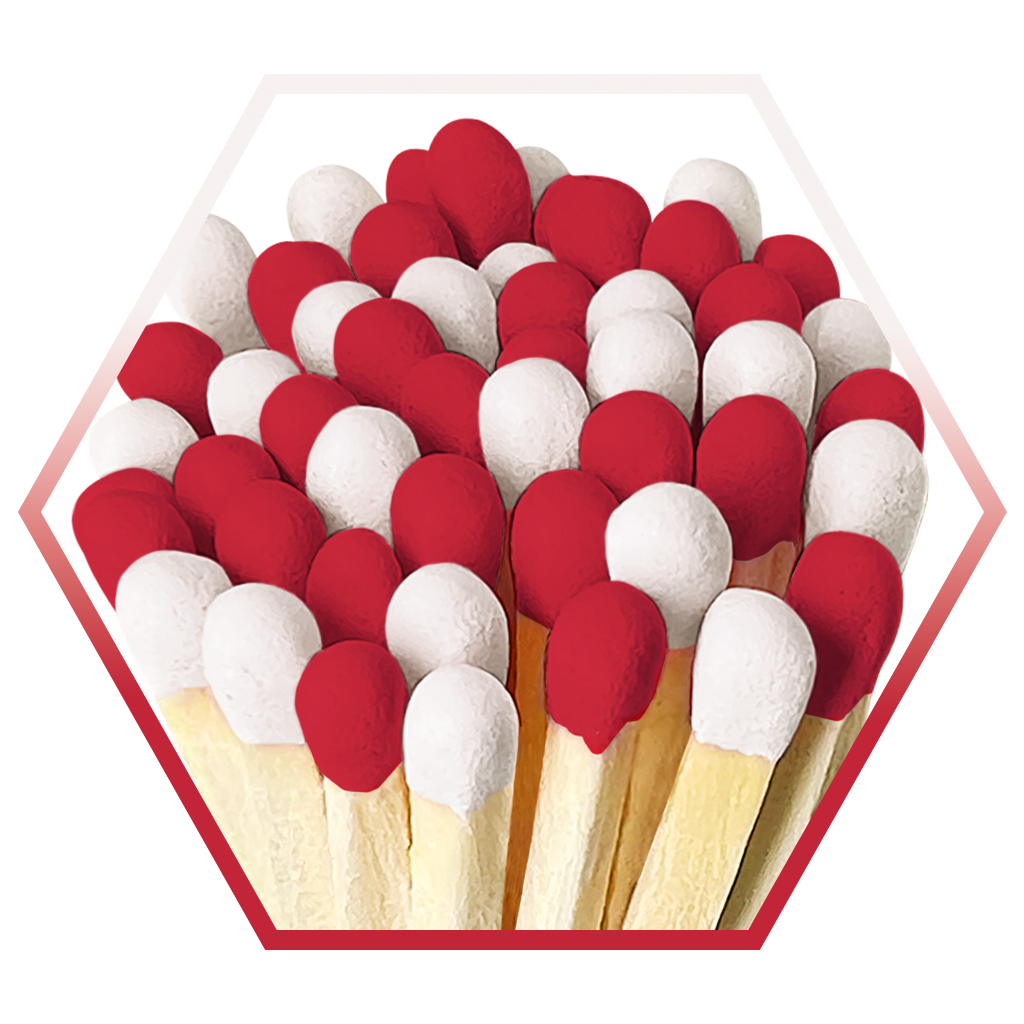 4" Cloche Matches