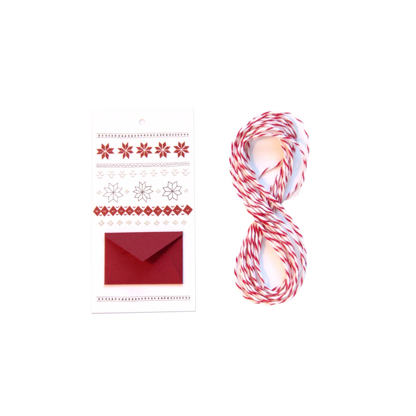 Holiday Knits Red Gift Tags