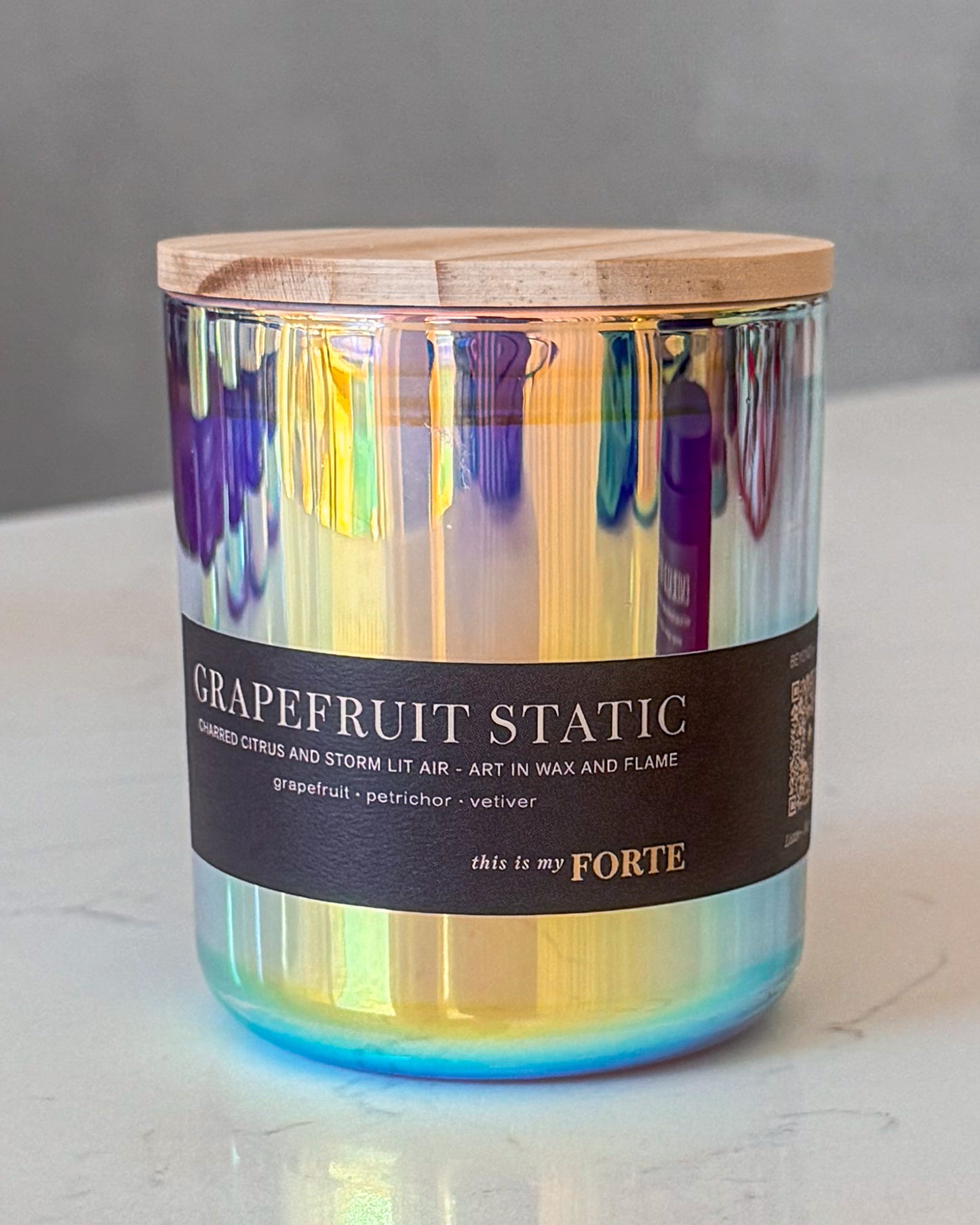 Grapefruit Static Prism Candle