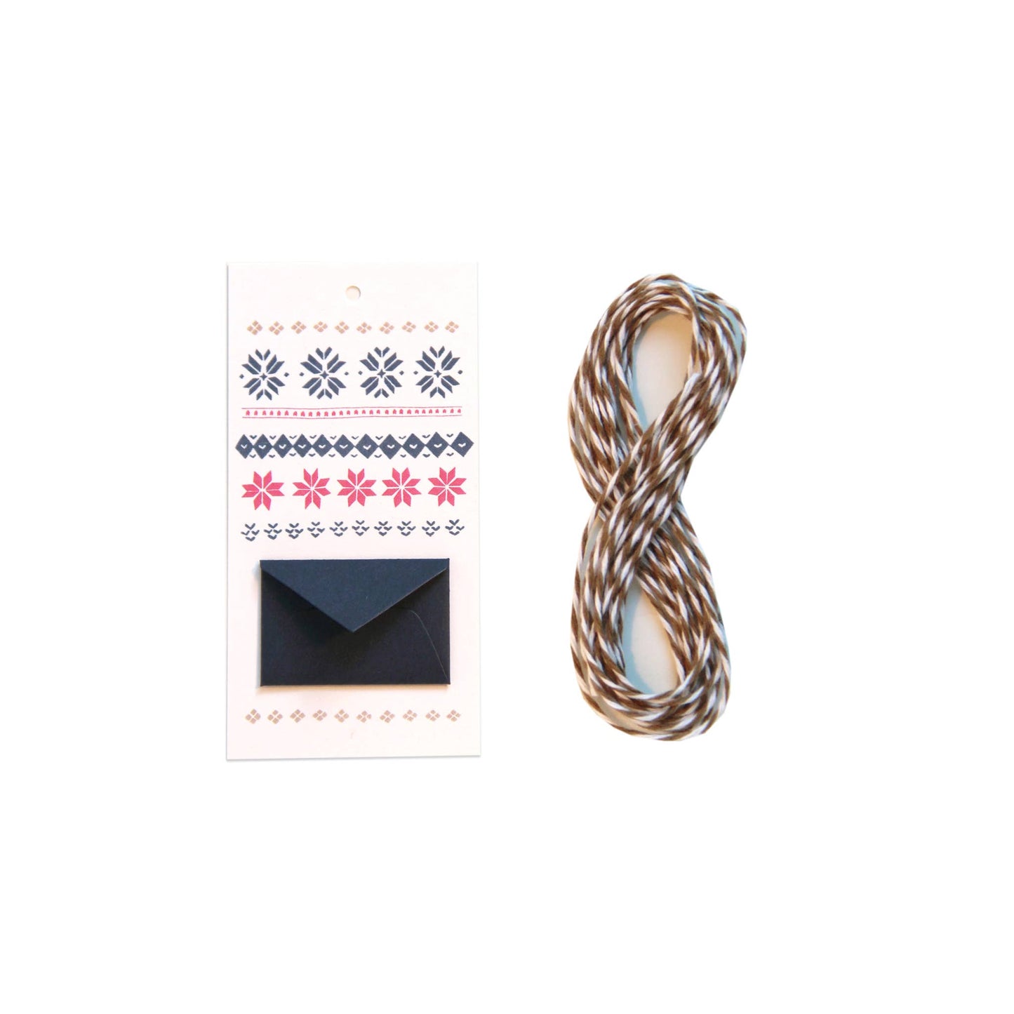 Holiday Knits Navy Gift Tags
