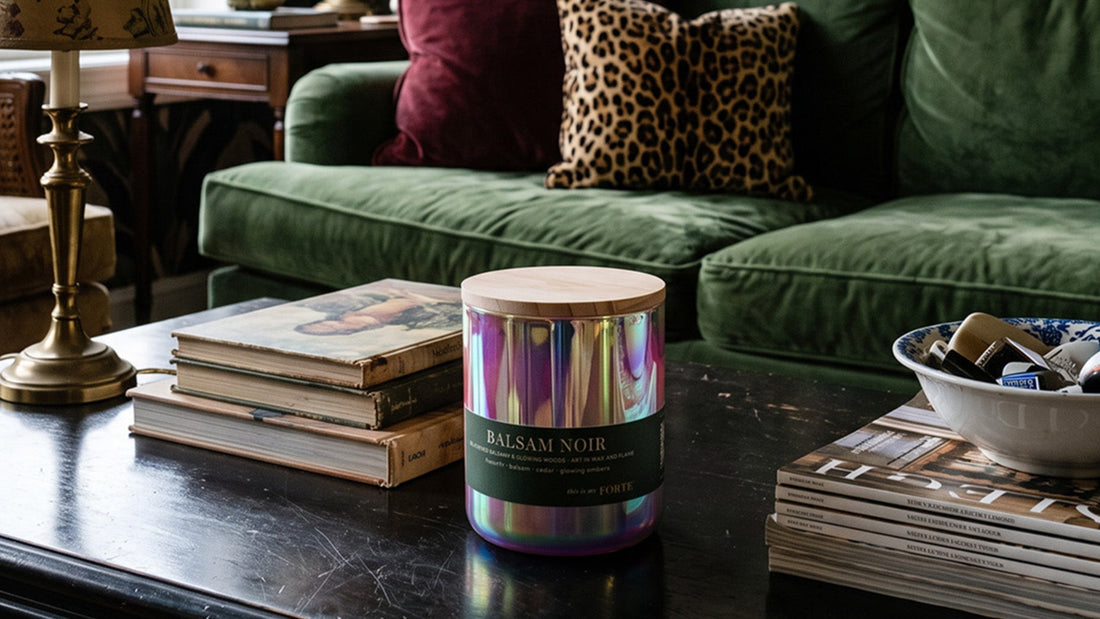 Holiday Candles, with a little edge: Meet Orange Ember and Balsam Noir