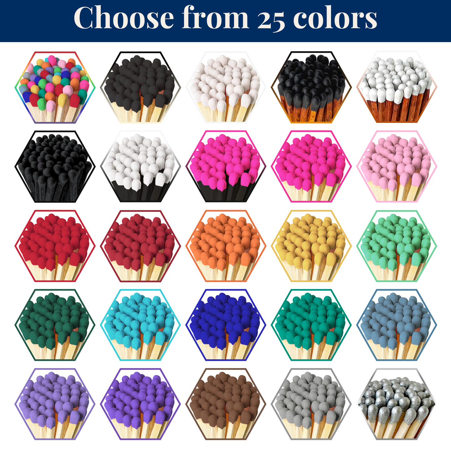 4" Cloche Matches