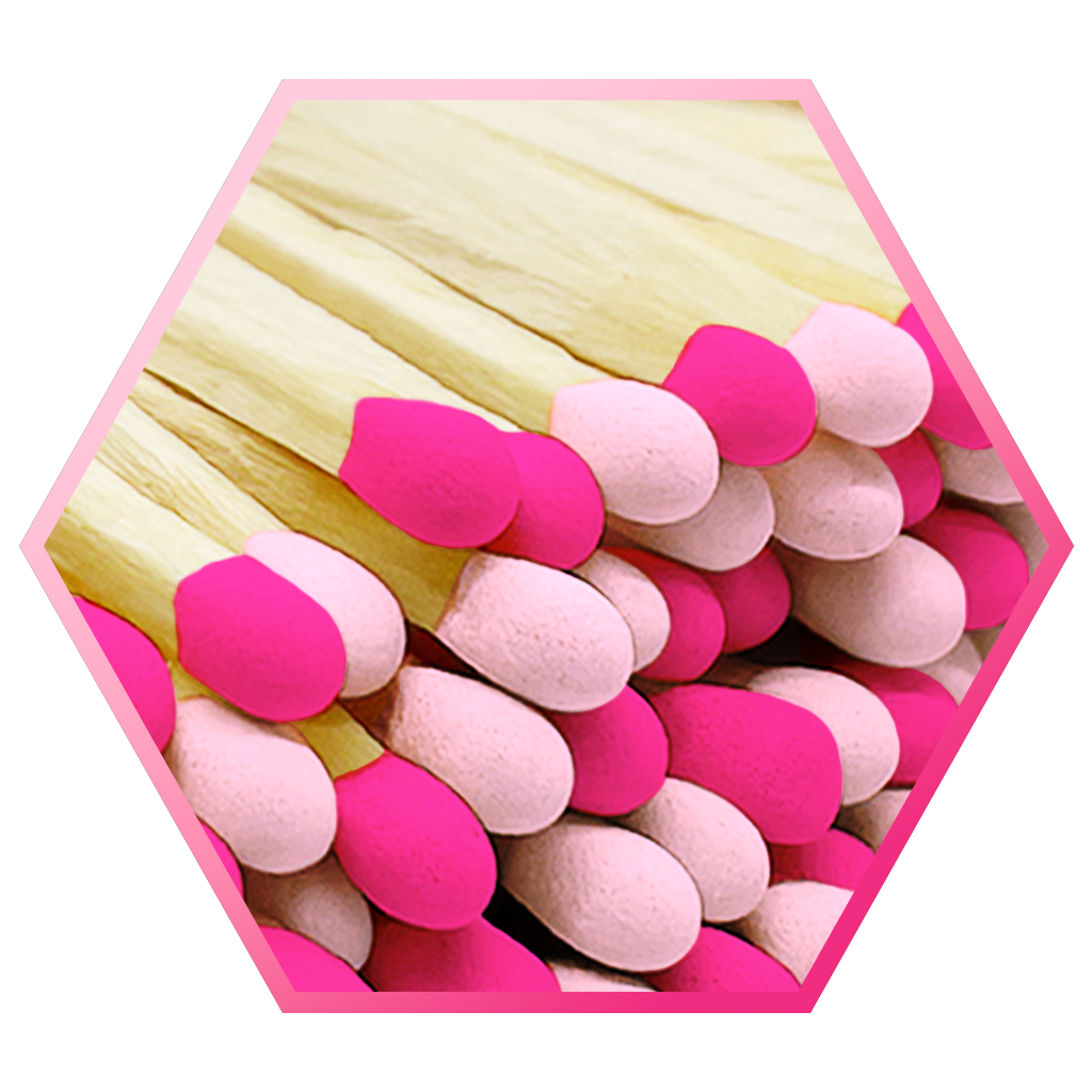 2" Mini Cloche Matches