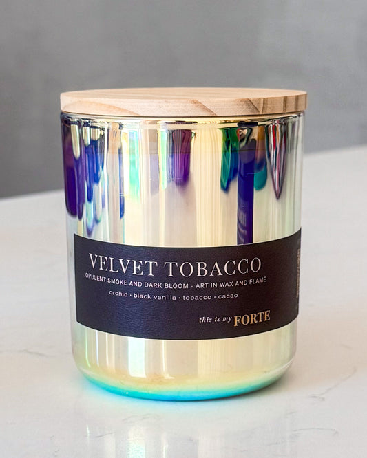 Velvet Tobacco Prism Candle