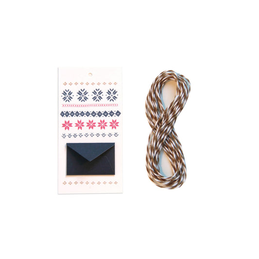 Holiday Knits Navy	Gift Tags