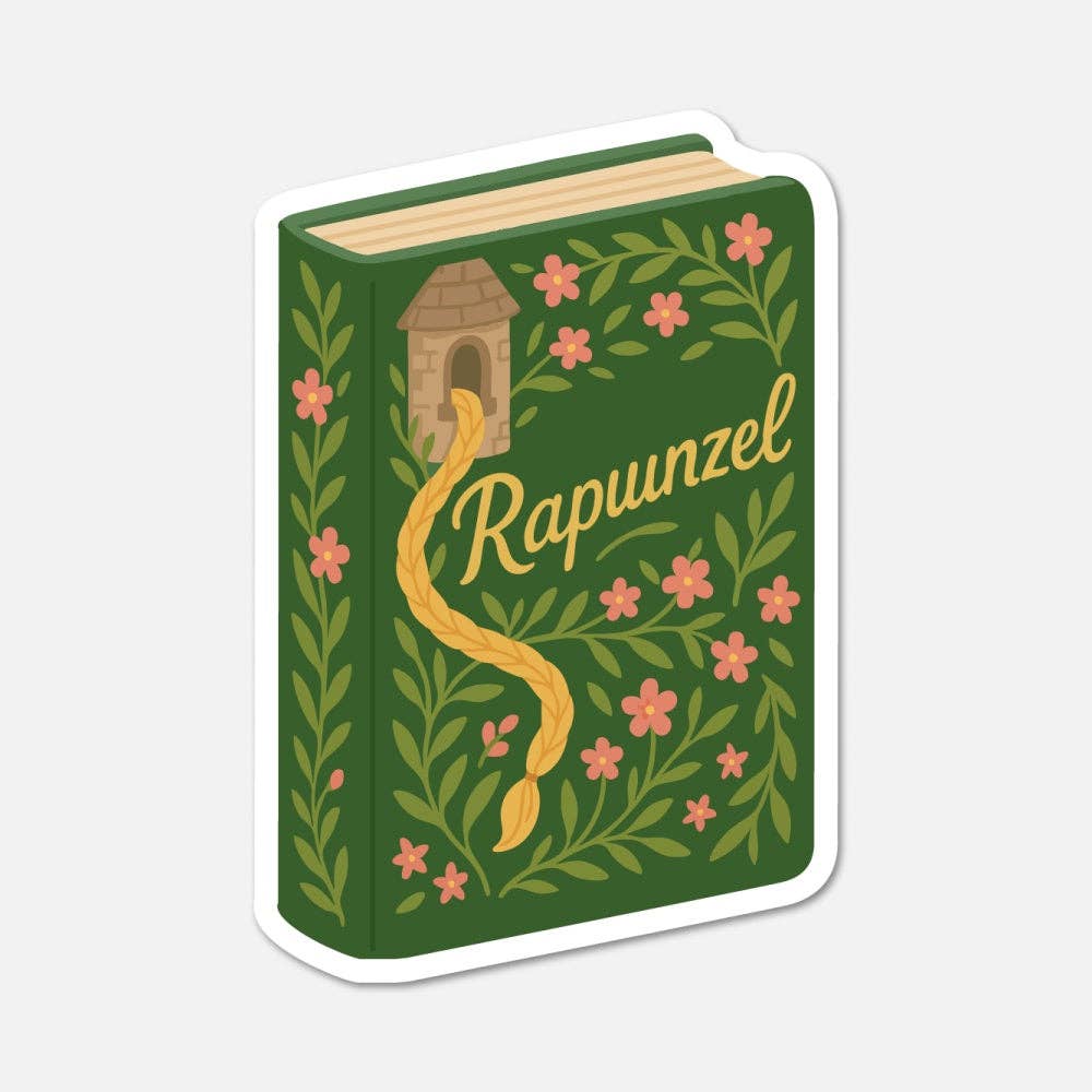 Rapunzel by Brothers Grimm   - Book Sticker